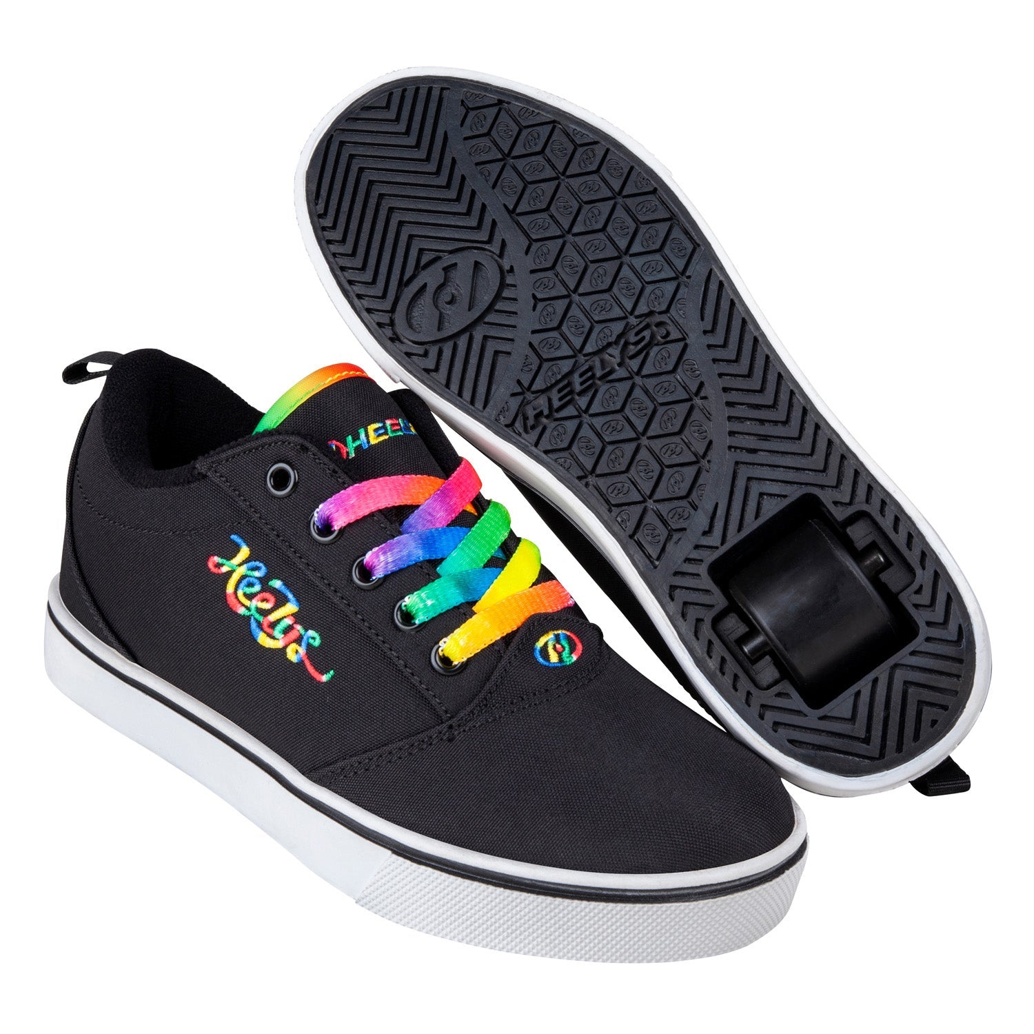 Heelys Pro 20 Adults Black / Rainbow Cursive