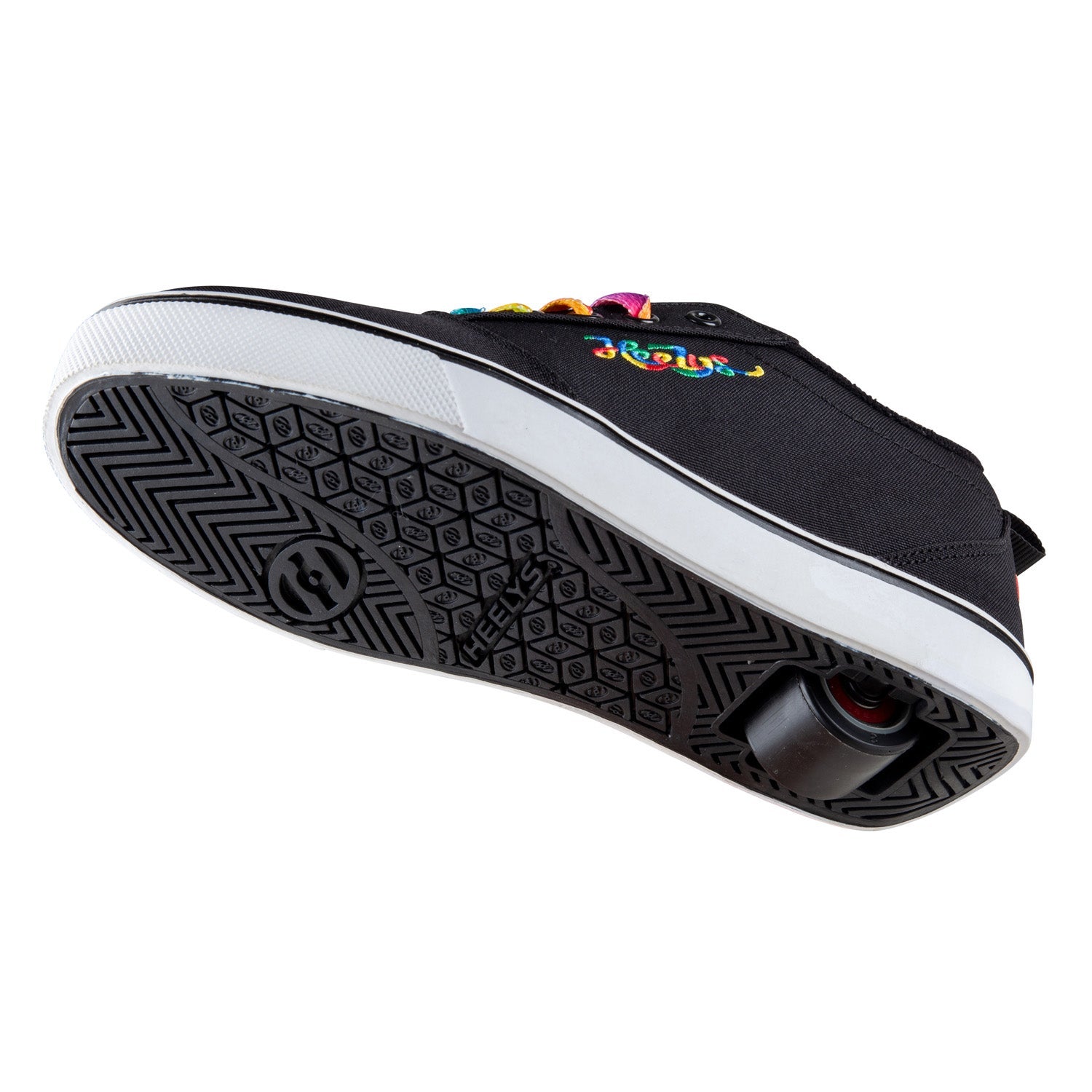 Heelys Pro 20 Adults Black / Rainbow Cursive