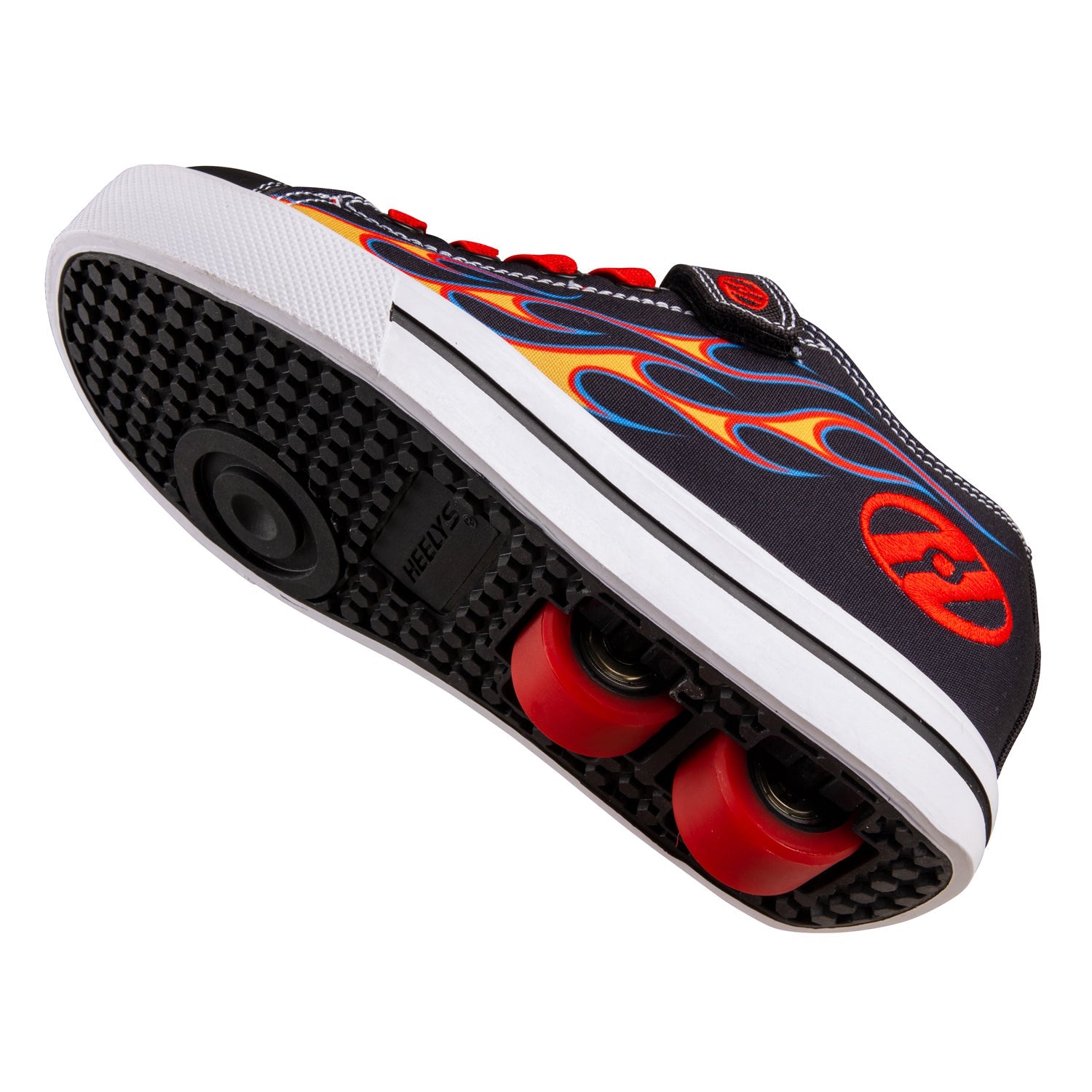 Heelys Snazzy Black/Yellow/Red/Flames 