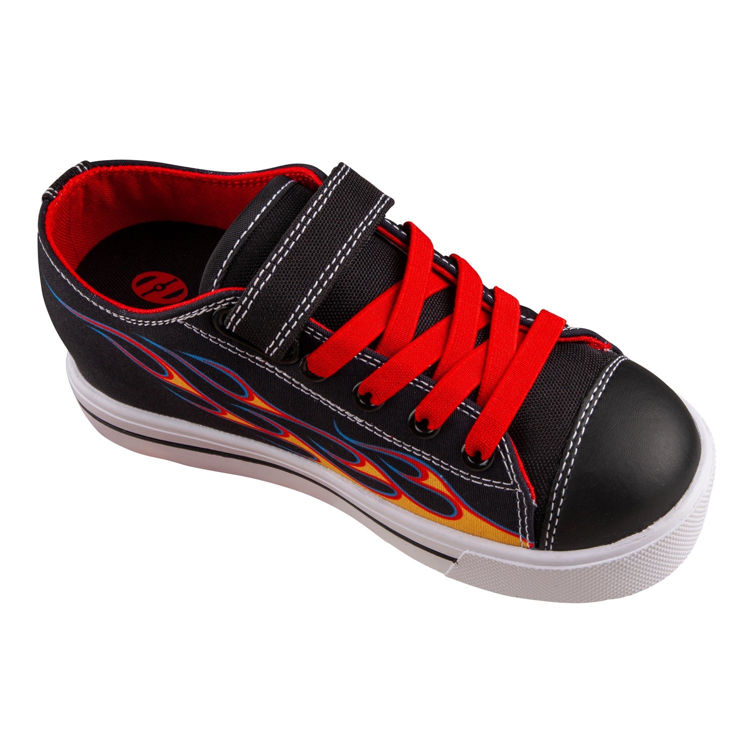 Heelys Snazzy Black/Yellow/Red/Flames 