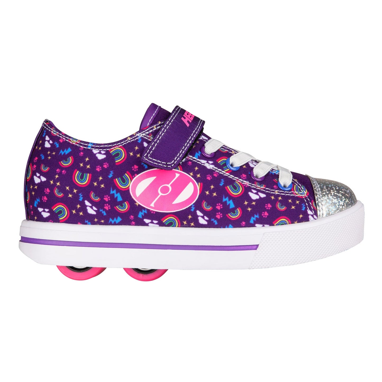 Heelys Snazzy Purple/Multi/Rainbow 