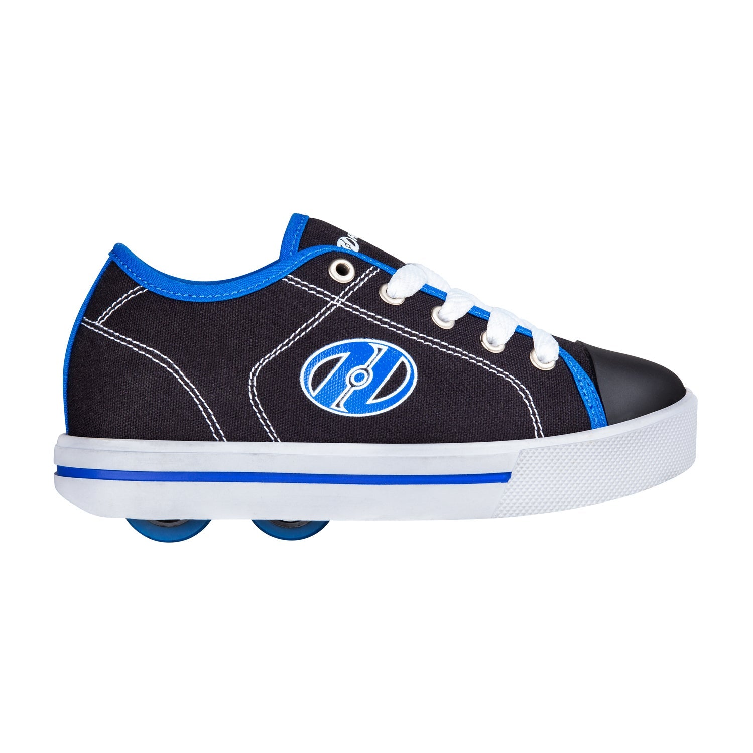 Sneakers with Wheels - Heelys Classic X2 Black / White / Blue