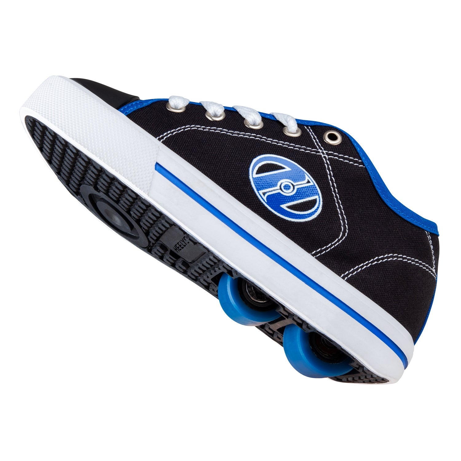 Sneakers with Wheels - Heelys Classic X2 Black / White / Blue